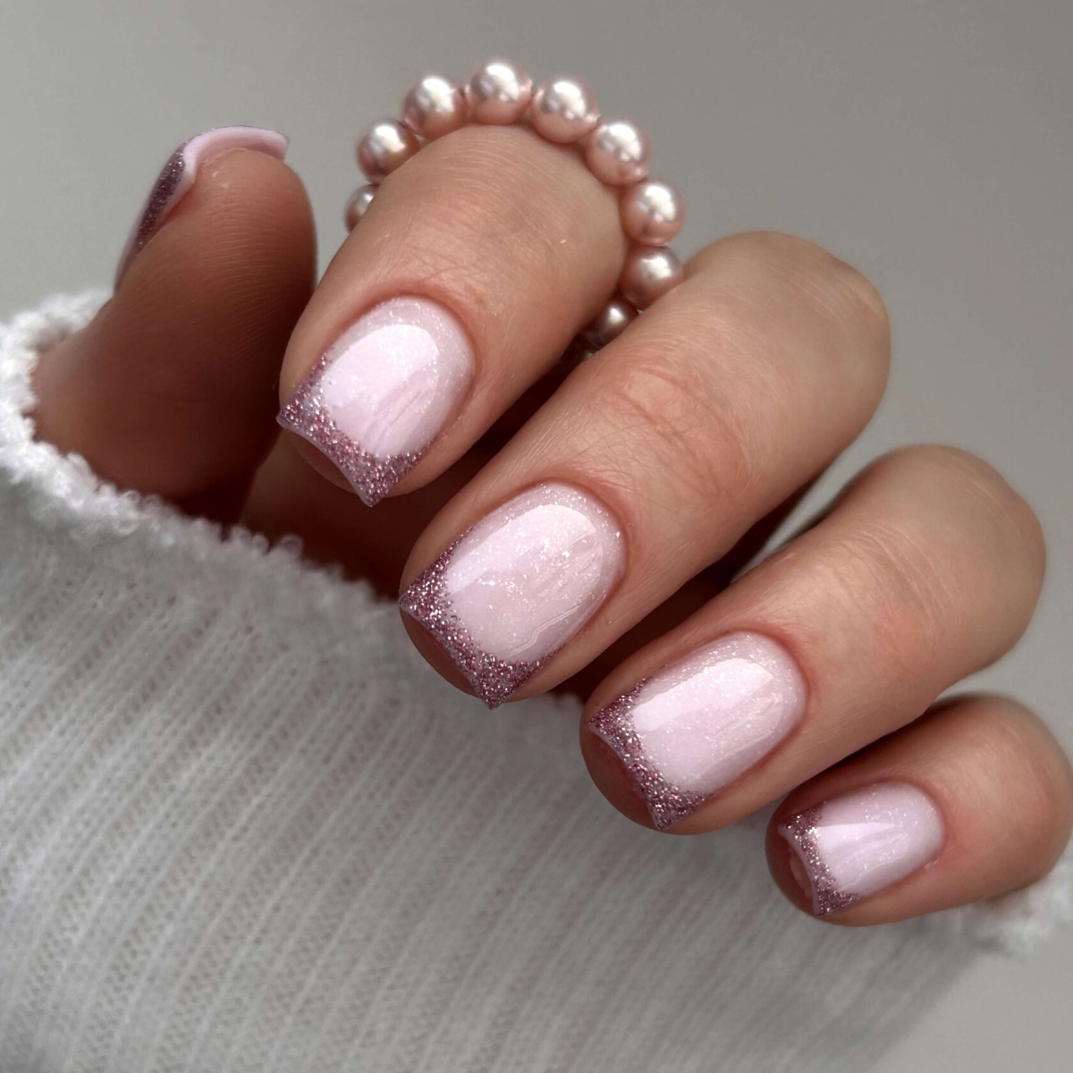 SHE Конструирующий гель TINSEL SMOKY ROSE 15мл,1