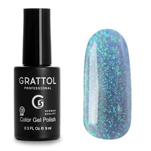 Grattol Гель-лак Opal GTOPAZ Azure 9мл.