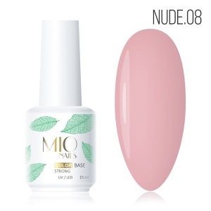 MIO NAILS Камуфлирующая база COLOR Nude №08 15мл