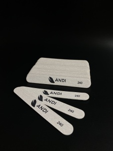 ANDI PREMIUM Файлы к основе 18-130, 240 гритт (серый) 50 шт,уп,7