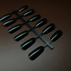 типсы ногти на основе черные