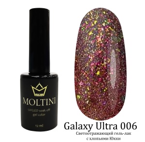 MOLTINI Гель-лак Galaxy Ultra светоотражающий №006 12мл