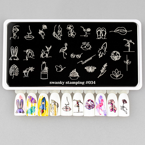 Swanky Stamping Пластина 34