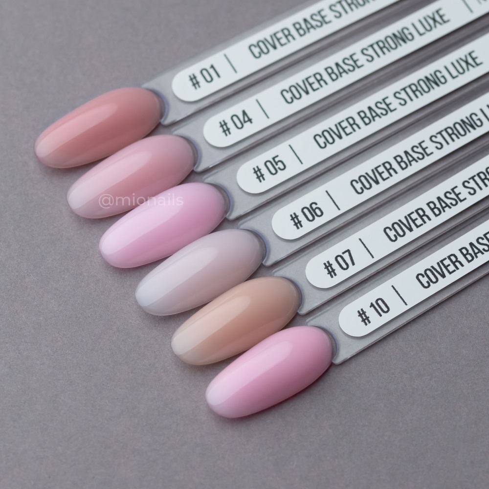 MIO NAILS Камуфлирующая база Strong LUX №01 15мл,2