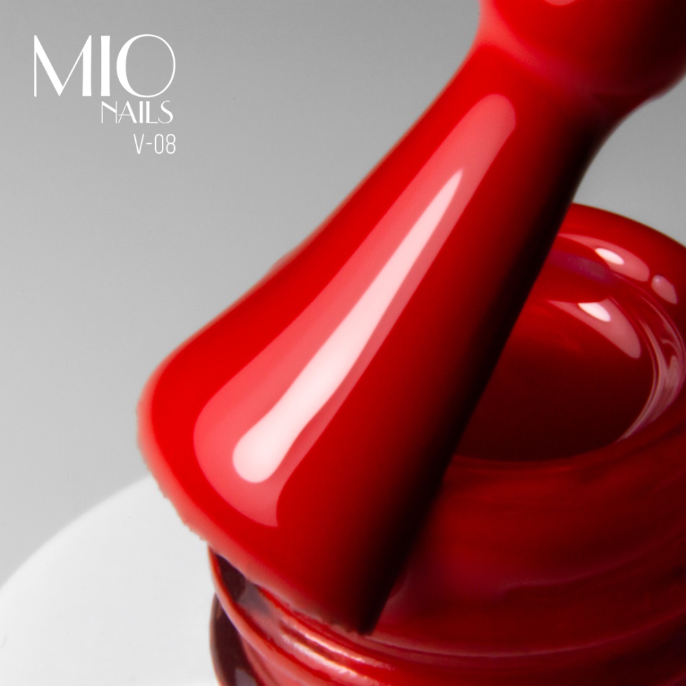MIO NAILS Гель-лак V-08 Обжигающий Рио 8 мл