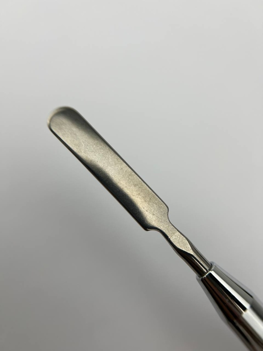 Кисть для геля и полигеля с лопаточкой (черная) 2