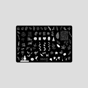 ANGE Пластина для стемпинга №010