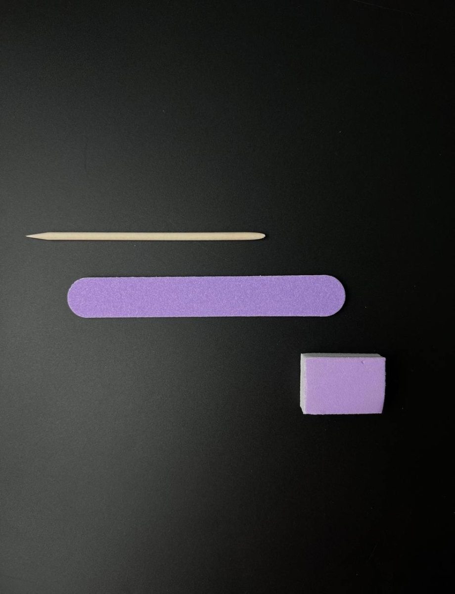 ANDI Одноразовый набор (Пилка 180-180+баф+палочка) Лаванда,1