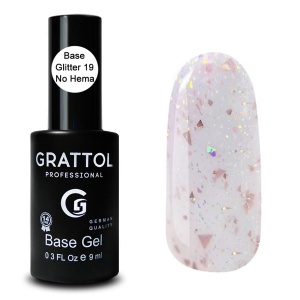 Grattol Base Camouflage Glitter GTGB №19 9мл.