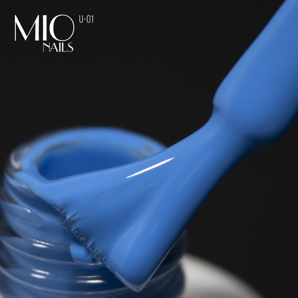 MIO NAILS Гель-лак U-01 Королевский синий 8 мл