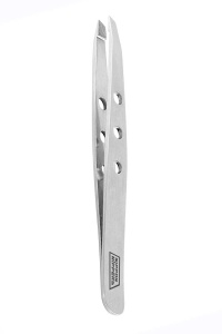 Nippon Nippers Пинцет для бровей T-03 Скошенный край. Длина 96 мм.
