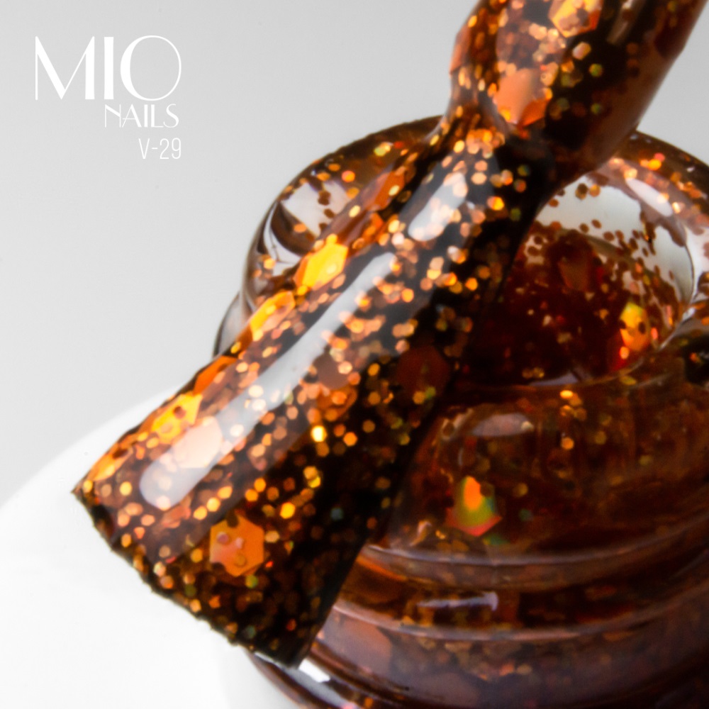 MIO NAILS Гель-лак V-29 Искры огня 8 мл