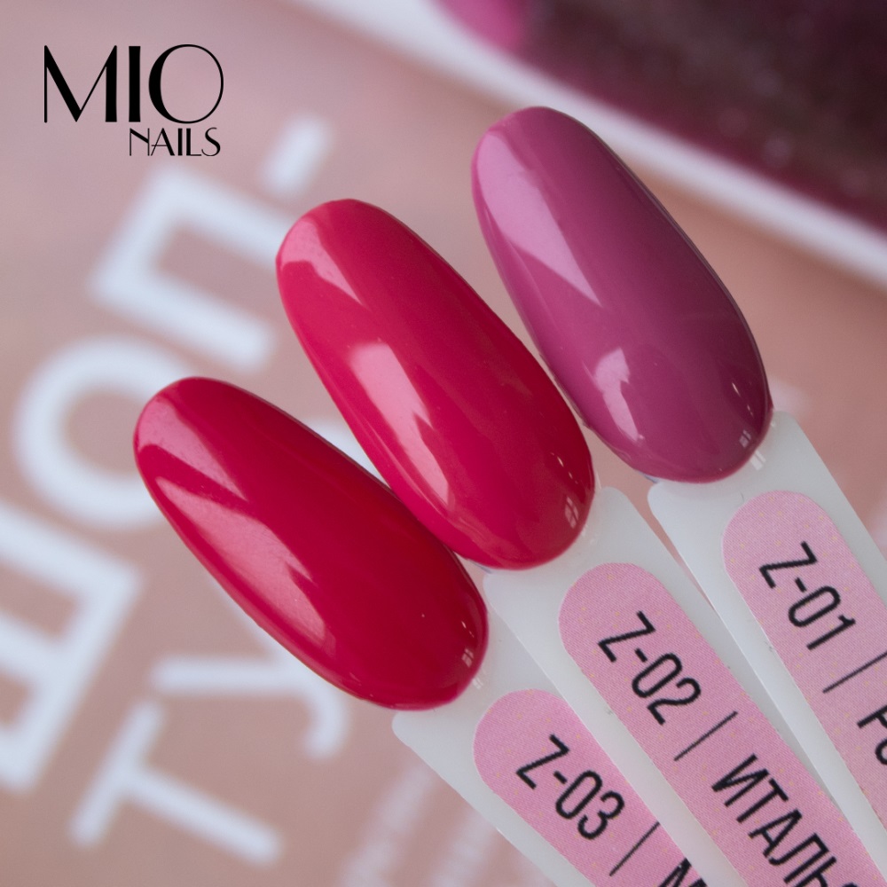MIO NAILS Гель-лак Z-02 Итальянский соблазн 8 мл.1