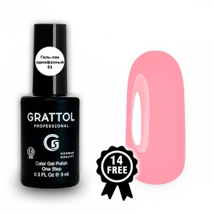 Grattol Гель-лак однофазный One Step GCOS №03 9мл.