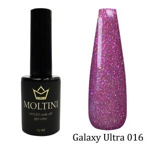 MOLTINI Гель-лак Galaxy Ultra светоотражающий №016 12мл
